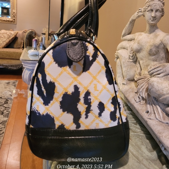 L.A.M.B. by Gwen Stefani Leopard Print Speedy Satchel Luxury Designer Bag #565 - Picture 5 of 13